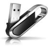 Dyunmto Chiavetta USB 64 GB, Dyunmto Pennetta USB 64 GB Metallo Pen Drive 64 Giga Con portachiavi USB Key 64gb per Laptop, PC, Auto, Smart TV ect (Nero 64GB)