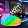 BRILONER - Pimp your Stripe Starter Set Striscia LED da 2 m, controllo vocale tramite app, cavo da 3 m, RGBW colorato, accorciabile, autoadesiva, led striscia, led da gaming, retroilluminazione led tv