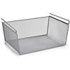 Zeller 17754 Cassetto Supplementare con Ganci, Metallo, Argento, 42.5x26x19 cm
