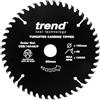 Trend CraftPro Lama per Sega TCT con Rivestimento Antiaderente in PTFE, Diametro 160mm, Foro 20mm, 48 Denti, Spessore 2,2mm, CSB/16048/P