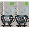 CUPPER Nighty Night Infuso Biologico con Cannella, Camomilla e Melissa, Tisana con Ingredienti Naturali, Gusto Avvolgente, Filtri 100% Biodegradabili, Confezione da 40 Bustine