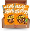 Kellogg's Krave Choco Nut, 410g (Confezione da 4)