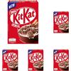 KITKAT Cereali Gusto Cioccolato e Wafer 330 g (Confezione da 5)