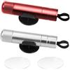 UptVin 2 Pezzi di Martello di Sicurezza per Auto, Rompivetro Portatile e Taglia Cinture di Sicurezza Strumento di Emergenza per La Fuga - Argento & Rosso