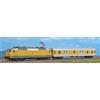 ACME 70075 Set DB Netz BR 120 gialla + bagagliaio Dms322 giallo/bianco,