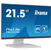 iiyama ProLite Monitor PC 54.6 cm (21.5") 1920 x 1080 Pixel Full HD LCD Touch screen Tavolo Bianco
