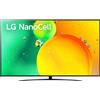 Lg Smart TV 65" Display Nanocell 4K UHD Sistema WebOs Classe G Nero 65NANO763QA