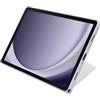 Samsung Book Cover Custodia a libro con cavalletto posizionabile doppia visualizzazione per Galaxy Tab A9+, White