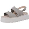 FAIRE Sandalo con fasce in pelle Zeppa 5 cm