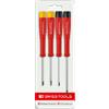 PB Swiss Tools Serie di 4 cacciaviti per elettronica a taglio e a croce impugnatura SwissGrip