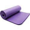Wiltec LUXTRI Tappetino per yoga pilates e fitness viola 180 x 60 x 1.5cm spesso e antiscivolo