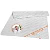 sleepling Piumino per bambini 100 x 135 cm, naturale 100% seta selvatica, per l'estate, fodera 100% cotone, Made in Germany, Ökotex, lavabile a 40 gradi, bianco