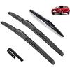 Autopixl Qualità OEM Anteriore Posteriore Tergicristallo Lame Set Kit for Suzuki Swift 3rd A2L 2017-2022 Hatchback Parabrezza Parabrezza Finestra 20 19 10 Accessori Vestibilità perfetta per parabrezza (Col