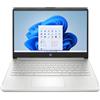 HP Laptop 14s-dq3000sl, Notebook, Intel Celeron N4500, RAM 4GB DDR4, SSD 128 GB, Scheda Intel UHD, Display 14" FHD, SVA, Antiriflesso, Wi-Fi, Bluetooth 4.2, Windows 11 Modalità S, Argento