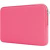 RAINYEAR make life easier RAINYEAR Custodia per laptop per MacBook Air 13 pollici M5 M4 M3 M2 M1 A3449 A3240 A3113 A2681 A2338 A2337) e custodia protettiva da trasporto per MacBook Pro da 13,3 e 14 pollici,Rosa Brillante