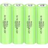 PKCELL - Batterie ricaricabili AA, 1,2 V, 600 mAh, per lampade solari, giocattoli, 4 pezzi