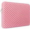 RAINYEAR make life easier RAINYEAR 13,3-13,6 pollici Laptop Sleeve Borsa imbottita compatibile 14 pollici Macbook Pro/Max M1 M2 M3 M4, 13,6 pollici Macbook A1369 A1466 A1278 e 13,3 pollici PC Notebook Chromebook(Rosa)