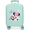 Disney Bagagli Minnie & Figaro - Bagagli per bambini, bambine, il bagaglio a mano a 4 ruote con serratura a combinazione laterale Minnie & Figaro è realizzato in ABS, un materiale rigido e leggero.