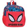 Marvel Disney Marvel Spiderman Authentic Zaini Prescolare, Zaino Scuola, Realizzato in Poliestere, Bretelle Larghe e Regolabili, Doppio Scomparto, Joumma Bags, rosso, Zaino asilo