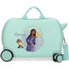 Disney Wish Dreamer Luggage - Bagaglio a mano per ragazzi e ragazze, Dreamer Side Combination Lock con 4 ruote, realizzato in ABS, un materiale rigido e leggero.