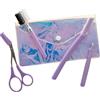 Demeliss Beauty - Kit per sopracciglia perfette - Spazzola 2 in 1 - Forbici pettine - pinzetta - Rasoio - Sguardo sottile