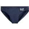 Emporio Armani EA7 Costume Slip a Vita Bassa con Logo ASV e Maxi Logo sul Retro - 901005 (48, Navy Blue)