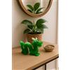 JRose Collections Drago Feng Shui in giada, 7,5 cm di altezza, simbolo di prosperità e ricchezza, ideale per la casa o l'ufficio, statuetta di drago in giada verde