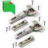 GAMOBIFER Cerniera SALICE Universale con Apertura 110° Applicazione Standard (Chiusura Tradizionale a SCATTO, COLLO BASSO 0, pz 2)