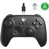AKNES 8Bitdo Ultimate Wired Controller per Xbox Series X|S, Xbox One, Windows 10/11, Gamepad con joystick a Effetto Hall, Jack Audio da 3,5 mm - Licenza Ufficiale (Nero)