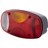 HELLA 2VP 343 640-041 Luce posteriore, Cargoluna, Lampadine, 12V, Montaggio, esterno, avvitato, Colore diffusore luce: policromo, Spina: Spina Schuko, Dx, Quantità: 1