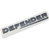 Richard'sJDM Emblema del difensore per Rover Defender Trunk Badge Defender Fender Emblem (grigio opaco)