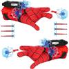 YKHSUAOU Set di 2 Guanti Spiderman Launcher Glove Spider Launcher Glove guanto spiderman per bambini guanto di spiderman spara ragnatele Guanti Launcher per Giochi Spiderman Glove Launcher Set
