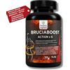 Nutra Xplus Brucia Grassi Potenti Veloci 120caps | Termogenico Brucia Grassi Addominali | Drenante Forte Dimagrente | integratori per dimagrire per Uomo Donna Detox Garcinia Cambogia Carnitina Caffè