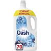 Dash 2 in 1 Detersivo liquido, 144 lavaggi (1,8 x 4), Colpo Di Fulmini, Freschezza Eccezionale, Pulizia Profonda, Prodotto in Francia