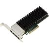 KALEA-INFORMATIQUE Scheda per PC e server PCIe 3.0 x8 Quad ethernet RJ45 10G 5G 2.5G 1G 4 porte con chipset Intel X710-T4