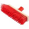ToM PaR Scopa da strada | Scopa industriale leggera per esterni | Scopa con attacco manico in plastica | Senza manico | Setole rigide per cortile, terrazza, garage & giardino | 30 cm