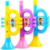 BSTCAR 1 pezzo giocattolo musicale tromba, giocattolo portatile per bambini, giocattolo per tromba, giocattolo musicale carino mini trombe in plastica, giocattolo educativo regalo per bambini, colore