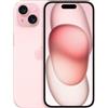 Apple Smartphone Apple iPhone 15 256GB Pink 5G, display 6,1 pollici, fotocamera 48MP