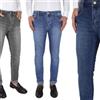 - SENZA MARCA/GENERICO - Jeans Uomo Cotone Leggero Pantaloni Casual 5 Tasche Elasticizzato VEQUE