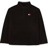 Tommy Jeans Tjw Ovrszd Badge Polar Fleece DW0DW14351 Felpe, Nero (Black), XL Donna