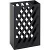 HAKU Möbel Portaombrelli nero, metallo - Dim. L 30 cm x A 48 cm x P 16 cm, Stile Moderno
