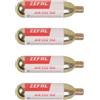 ZEFAL Pack Cartucce CO2 16g - Confezione da 4 Cartucce CO2 Bici con Filettatura - CO2 16g per Bombolette CO2