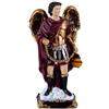 DRW Figura Arcangelo Jofiel con armatura Resina dipinta a mano 13 cm