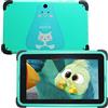 weelikeit Tablet per bambini, Android 13 Tablet per bambini da 8 pollici con AX WiFi6,2+32GB di memoria, controllo genitori, app per bambini installata, 4500 mAh, Bluetooth, Google Play(verde)