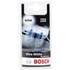 Bosch Lampadine Alogene Ultra White W5W, 12 V 5 W, Look Moderno LED Bianco - Attacco W2,1x9,5d - Confezione da 2 Lampadine