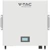 V-TAC BATTERIA DI ACCUMULO 5. 12KWH AL LITIO DA MURO BMS INTEGRATO PER INVERTER FOTOVOLTAICI (51. 2V 100AH)