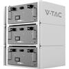 V-TAC AMADIO RACK PER BATTERIE DI ACCUMULO 9. 6KWH SKU 11523 MASSIMO 3 MODULI