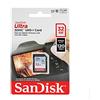 SanDisk SDSDUNC-032G-GN6IN Ultra SDHC Memory Card Up to 80 MB/s, Class 10, U1, 32 GB, Black/Grey