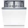 Bosch Hausgeräte Bosch SMV4HTX00E Serie 4 Lavastoviglie, 60 cm, completamente integrato, lavastoviglie con cestello per posate, asciugatura extra, cesti flessibili, Rackmatik, Silence Programm, Home Connect, Info