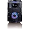 Lenco PMX-250 200W - Party Speaker e Mixer DJ - Rectangle Black - Portable Speakers (Built-in, 25.4 cm (10), 2.54 cm (1), 7.62 cm (3), 200 W, Wired & Wireless)